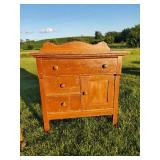 Gorgeous Vintage Rocking Chair Solid Condition, and Antique Dry Wash Stand