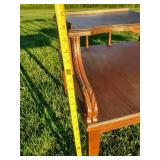 Fantastic Tall Vintage Corner Shelf, Vintage Corner Table, 2 Vintage chairs