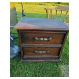 Vintage Furniture Lot including An Awesome Wooden Rocking Chair, Gun Shelf, and Goose Decoy and more