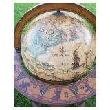Amazing RARE Large BAR Zodiac Sign Globe