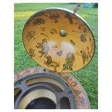 Amazing RARE Large BAR Zodiac Sign Globe