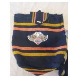 Cloth Harley Davidson Backpack In Great Condition, and Harley Davidson Emblem