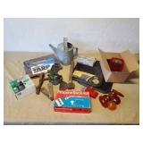 Misc Lot Propane Torch Kit, Small Hand Axe, New Reversable Tarp and Much More