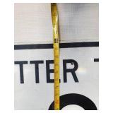 Retired Otter Tail County Number 9 road Sign