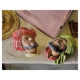 Nasco ceramic Décor, Willow Tree, Vintage TV tray and more with Double sided Wood Crate