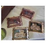 Nasco ceramic Décor, Willow Tree, Vintage TV tray and more with Double sided Wood Crate