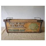 Vintage Large Flav-o-Rite Banana Box with Vibrant Color