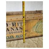 Vintage Large Flav-o-Rite Banana Box with Vibrant Color