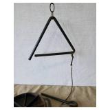 Vintage Triangle Call em in for Dinner, Od Mountain Cast iron pan, Vintage Horseshoe