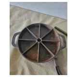 Vintage Triangle Call em in for Dinner, Od Mountain Cast iron pan, Vintage Horseshoe