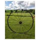 Approx 55" Large Vintage Metal Wheel