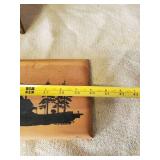 Framed Elvgrin Advertisement, Vintage Anglers Décor, and Vintage Steam and Chaff Wooden Décor