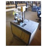 Baldor Sander/Grinder on Cabinet