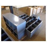 3 Piece Metal Bolt Bin Cabinet