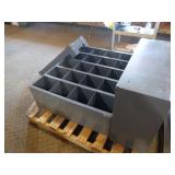 3 Piece Metal Bolt Bin Cabinet