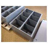 3 Piece Metal Bolt Bin Cabinet