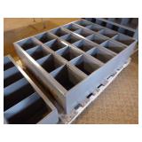 3 Piece Metal Bolt Bin Cabinet