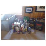 Large Lot of Garage Fluids