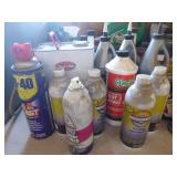 Large Lot of Garage Fluids