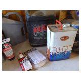 Large Lot of Garage Fluids