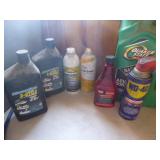 Large Lot of Garage Fluids