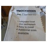 Gickwood Elements 25" Vanity Top Sink