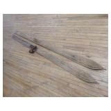 Antique Wooden Snow Skis