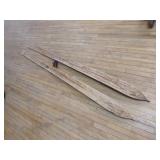 Antique Wooden Snow Skis