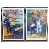 2 U.S. Navy Recruiting Framed Prints