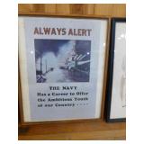 3 U.S. Navy Framed Prints