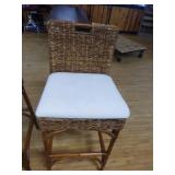 4 Safavieh Wicker Bar Stools