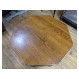 Feudal Oak Jamestown Octagon Wood Coffee Table