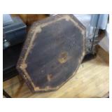 Feudal Oak Jamestown Octagon Wood Coffee Table