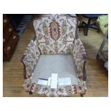 Ethan Allen Chair and Ottoman