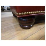 Hancock & Moore 3 Piece Red Leather Living Room Furniture