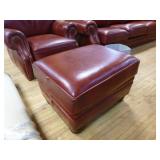 Hancock & Moore 3 Piece Red Leather Living Room Furniture