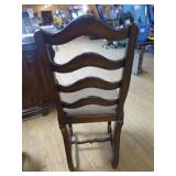 Ornate Wooden Carved Bar with 2 Bar Stools