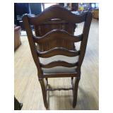 Ornate Wooden Carved Bar with 2 Bar Stools