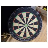 Dartboard Game in Wooden Cabinet