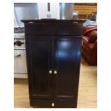 Dartboard Game in Wooden Cabinet