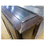 Dartboard Game in Wooden Cabinet