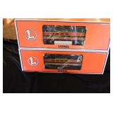 2 Lionel Empire Builder Passenger Cars Prairie View and Riverview Vista Dome Cars in Box