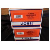 2 Lionel Empire Builder Passenger Cars Prairie View and Riverview Vista Dome Cars in Box