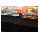 2 Lionel Empire Builder Passenger Cars Prairie View and Riverview Vista Dome Cars in Box
