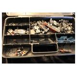 Collection of AFX Slot Cars and parts
