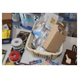 Large Bin of Train Electronics 3 Transformers Switches, wire, Joiners lights and more