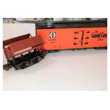 2 G Scale Cars Bachman Big Hauler Ore Car in Box & Santa Fe SFRD Rail Grand Canyon Line Box Car