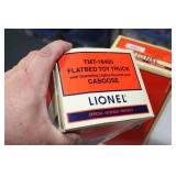 Lionel Truck with Caboose &  White Pass & Yukon Extended Vision Caboose