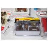 Huge Lot LGB G Scale Accessories Figurines Rail Connection Power Cable and more