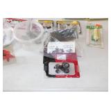 Large Lot of HO Farm Accessories Pigs, Horses, Chickens Tractors, Fence Water Tanks & More